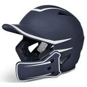 HX Legend Plus Baseball Batting Helmet, Large, Navy, White Trim