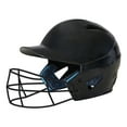 thumbnail image 1 of HX Rookie Baseball Batting Helmet with Facemask, Medium, Black, 1 of 3
