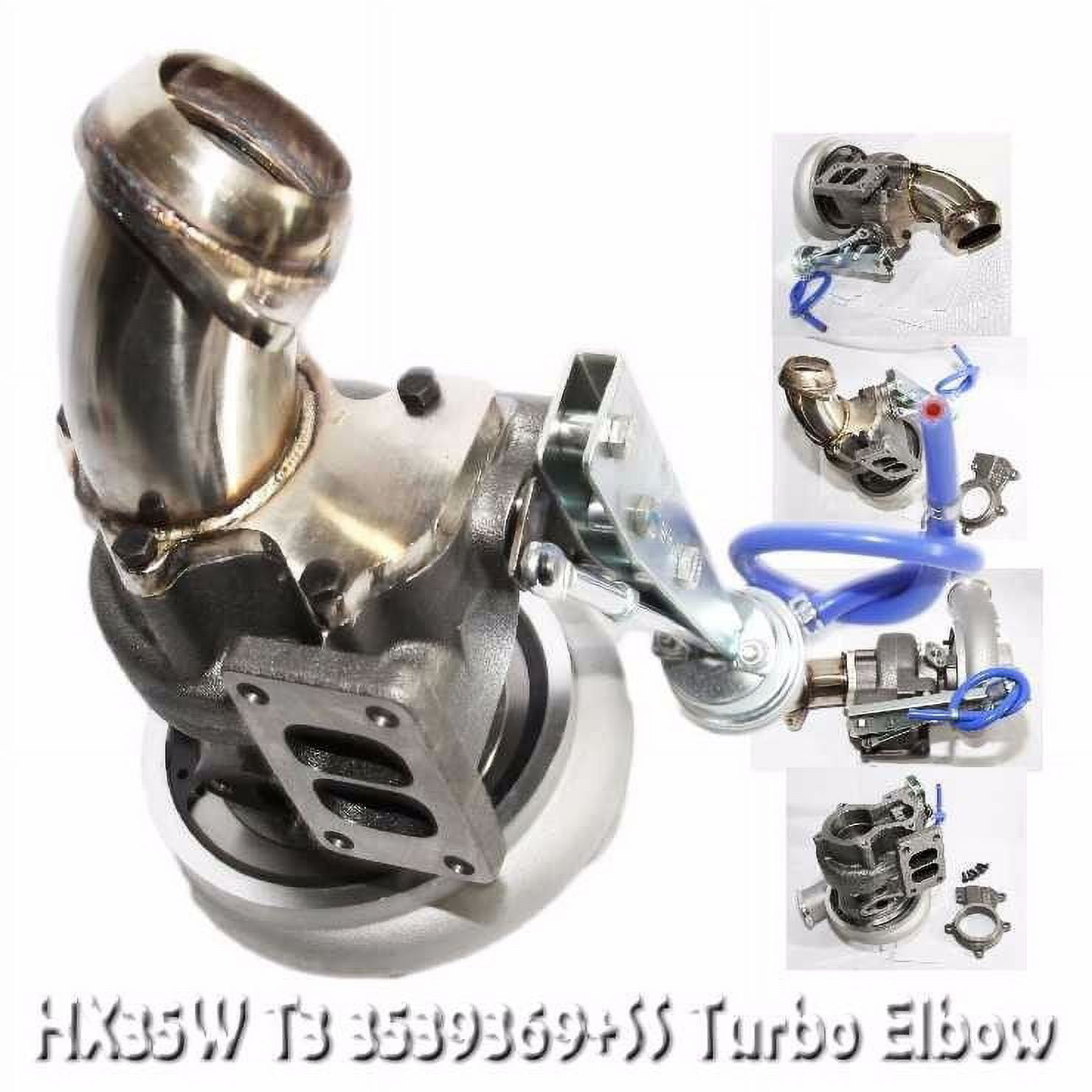 HX35W 3539369 Turbo Turbocharger SS Elbow fits 96-98 Dodge 2500 
