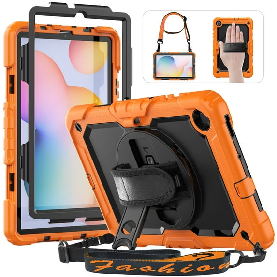 HXCASEAC Case for Samsung Galaxy Tab A9+/ A9 Plus Case 11 Inch, Protective with Screen Protector/Hand Strap/Pen Holder, Sturdy Shockproof Galaxy A9 Plus Tablet Case 2023 SM-X210/X216/X218 - Black