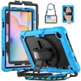 thumbnail image 1 of HXCASEAC Case for Samsung Galaxy Tab A9+/ A9 Plus Case 11 Inch, Protective with Screen Protector/Hand Strap/Pen Holder, Sturdy Shockproof Galaxy A9 Plus Tablet Case 2023 SM-X210/X216/X218 - Black, 1 of 2