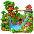 HXFOU Magnetic Building Blocks Set, Forest Castle Adventure, 150 Pieces ...