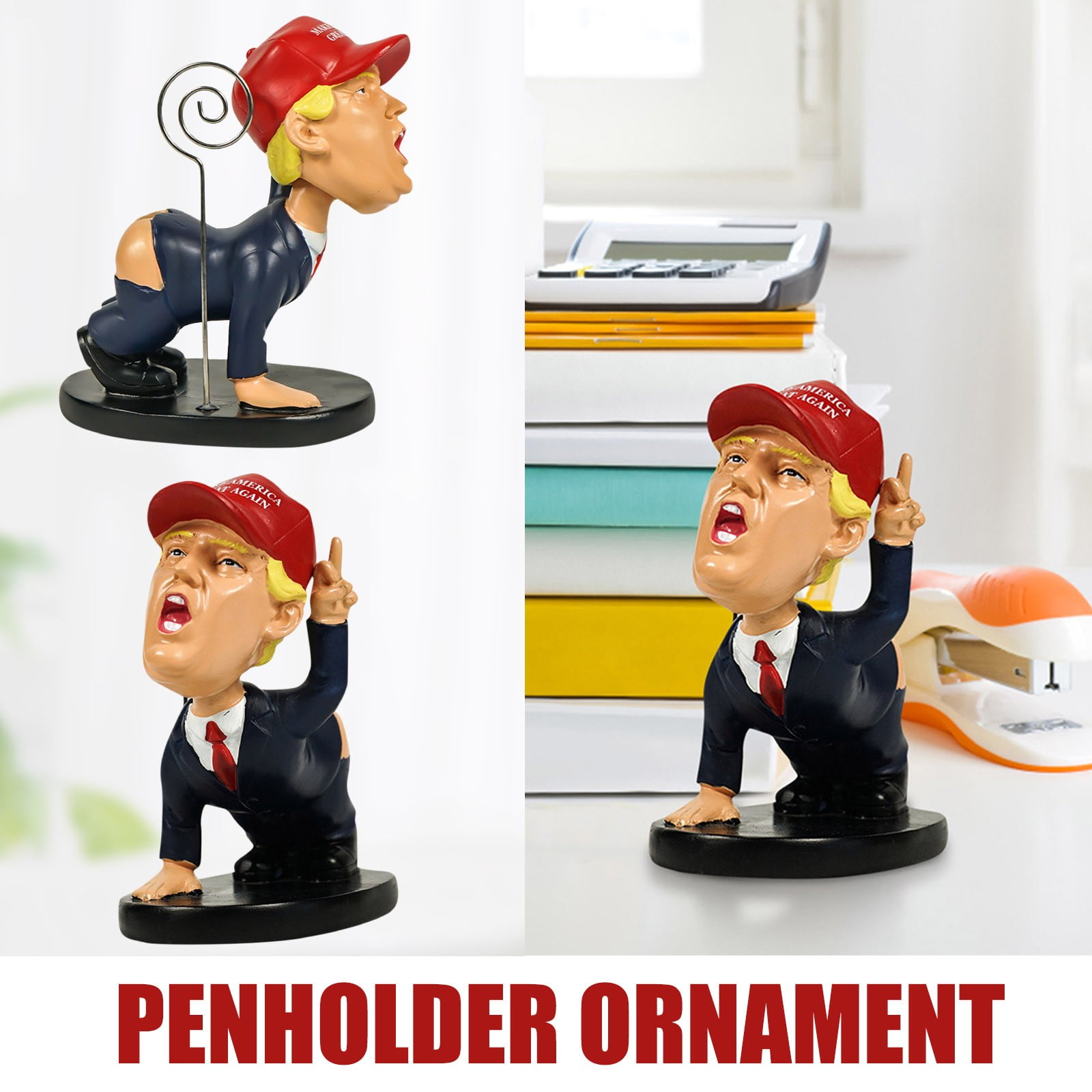 HXHYQKP 2024 MAGA Trump Creative Parody Of Character Pen Inserts And