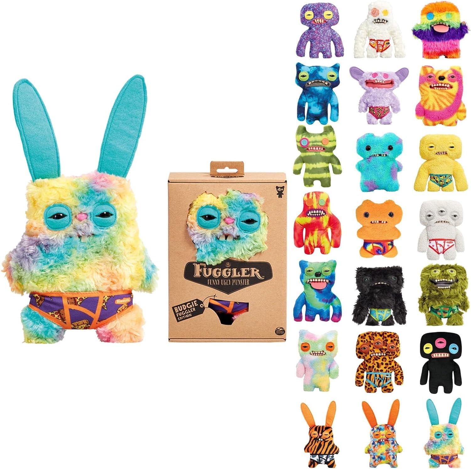 HXHYQKP Fugglers Funny Ugly Monster Plush, 8.7