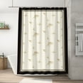thumbnail image 1 of HXLB Traditional Chinese Style Shower Curtain Waterproof Bathroom Shower Curtain 72" X 72" with Hooks, 1 of 7