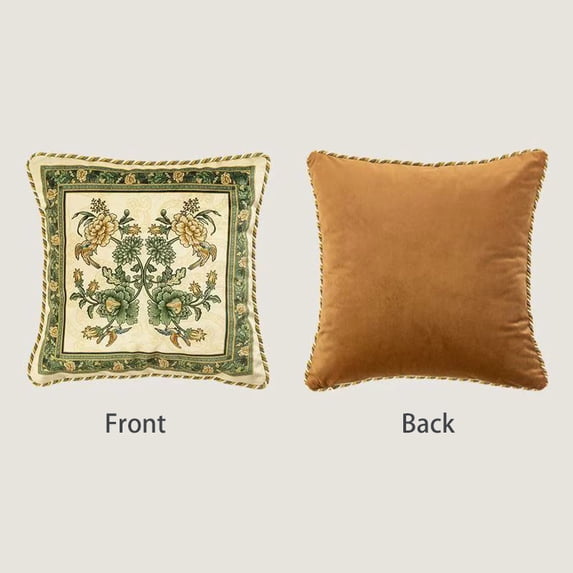 HXLB Velvet Pillowcase, Chinese Style Pillowcase, Suitable For Bedroom And Living Room Decoration