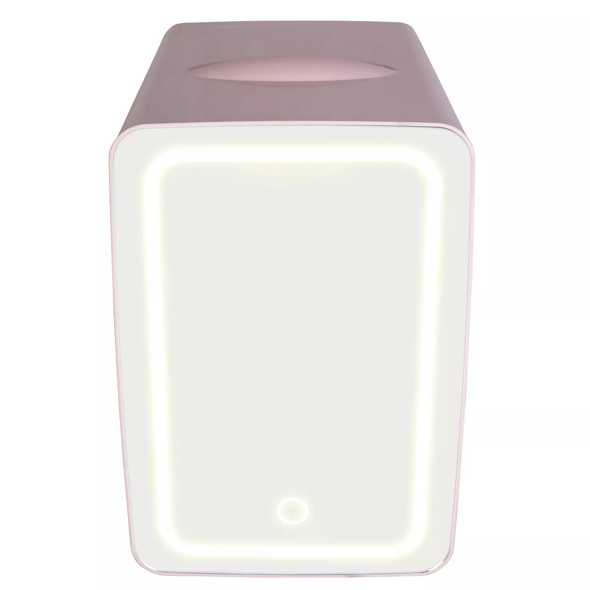 HXM 9 Can Mini Beauty Lighted Mirror Fridge