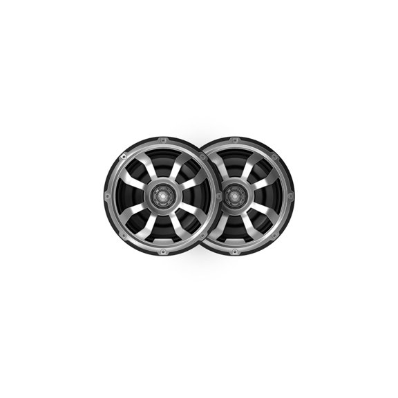 10" HXMF Series 2-Way Marine Speaker w/Titanium Dome Tweeter (2) - HXM10F2