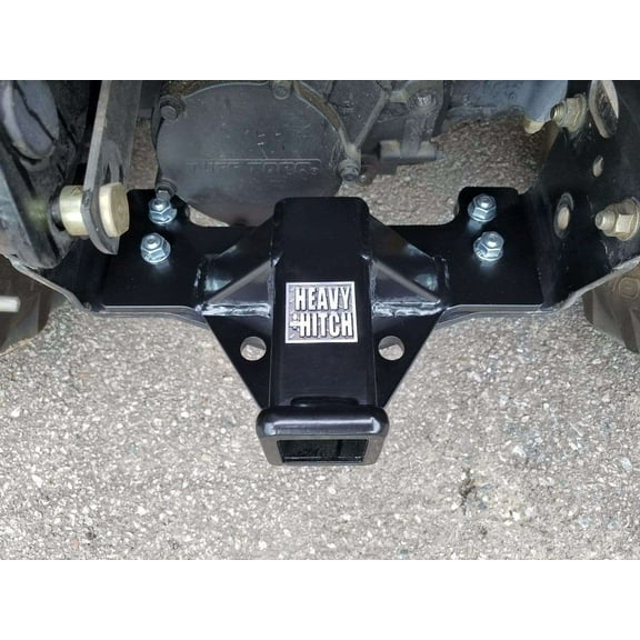 HXR2: Rear Receiver Hitch for John Deere X Series Lawn Tractors - Black