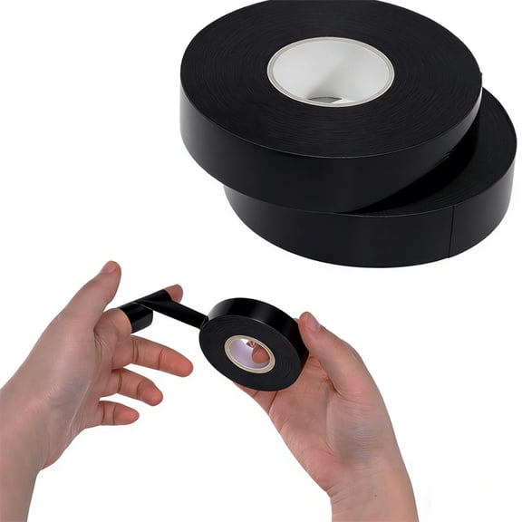 HXRH 10 Rolls Athletic Tape Extra Strong Adhesive -0.3Inch x 32-Feet Sweat-Proof Sports Cotton Tapes for Joint & Muscle Support, Easy Removal No Residue(Black)