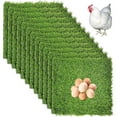 thumbnail image 1 of HXRH 12"x12" Chicken Laying Box Pads,Artificial Grass Nesting Pads,Washable and Reusable Turf Mat,Square Thick Hens Nest Boxes Pad,for Chicken Coop Pet Garden Lawn 12 Pcs, 1 of 7