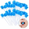 thumbnail image 1 of HXRH 50Pcs Disposable Toothettes Oral Swabs 4.92" Individually Wrapped Mouth Swabs Sponger Care for Mouth Ideal for Men Women Elders and Travelers(Blue), 1 of 6