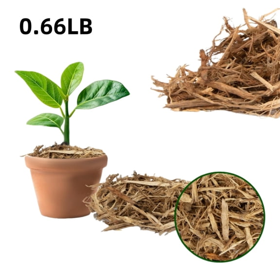 HXRH 1Pack Poplar Tree Bark Mulch 0.66Lb Landscaping Mulch Organic Wood Mulch for Outdoor Premium Mulch Wood Chip Potting Barks for Lawns Potting