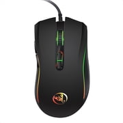 HXSJ Computer Accessory, Led Optical Computer Buttons 7 Color 7 Color LedPlayer Mice Optical ComputerColor Led Optical WiredComputerPlayer 7 Buttons 7 Player Mice
