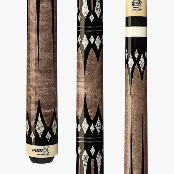 HXT65PureX® Technology Pool Cue, 12.75mm Kamui Black Layered Tip, Maple Shaft, 5/16x18 Joint