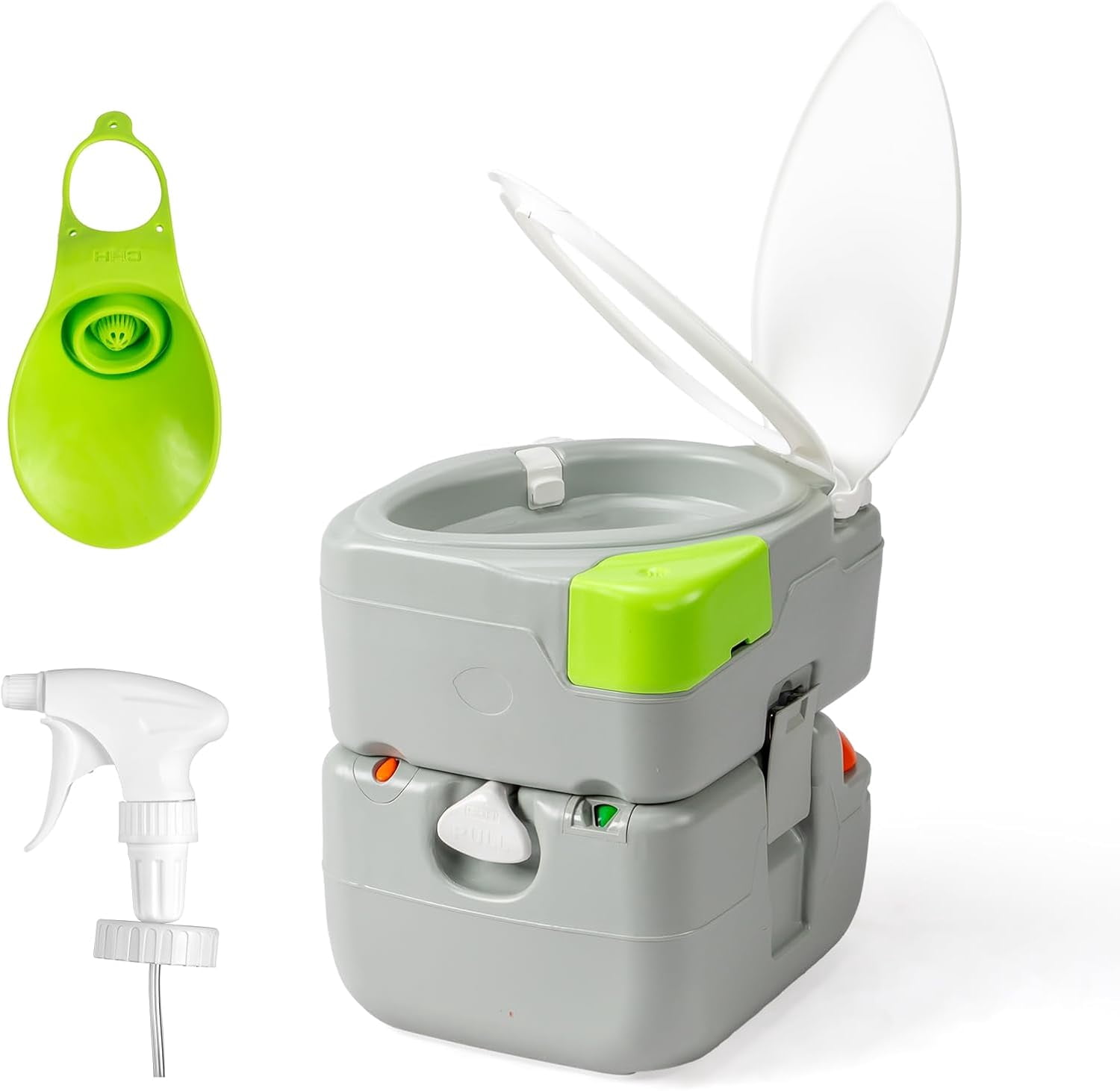 Curated visual reference: Fresh Look at Hxuler Portable 5 8 Gallon Camping Toilet W Carrying Bag