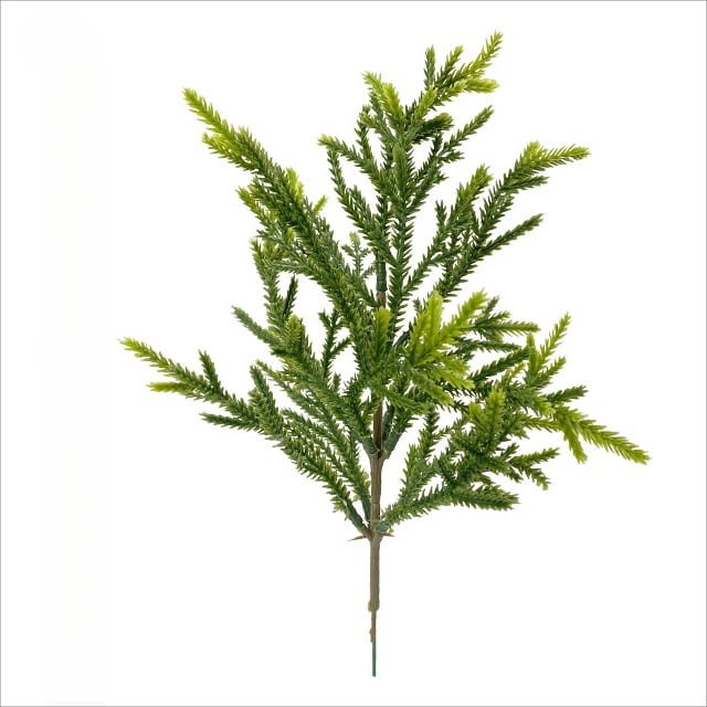 HXUUAE 24Pcs Artificial Pine Branches, 13 Inch Christmas Artificial ...