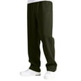 thumbnail image 1 of HXWCHs Boys Casual Pants Boy's Girls Baggy Sweatpants Straight Leg Open Bottom Elastic Waist Athletic Joggers with Pockets Dark Green 11-12 Years, 1 of 5