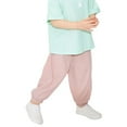 thumbnail image 1 of HXWCHs Boys' Slim-Fit Pants - Stylish for Daily Outings Summer Boys Girls Baby Loose Waist Stretch Elastic Ankle Casual Long Pants for Comfortable Playwear Pink 1-2 Years, 1 of 4