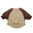 thumbnail image 1 of HXWCHs Boys button down shirt Boys Summer tops Beach Holiday Shirts Casual Patchwork Tees toddler Childrens Apparel Beige 3-4 Years, 1 of 5
