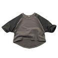 thumbnail image 1 of HXWCHs Boys muscle tee Boys Summer tops Beach Holiday Shirts Casual Patchwork Tees toddler Childrens Apparel Grey 4-5 Years, 1 of 5