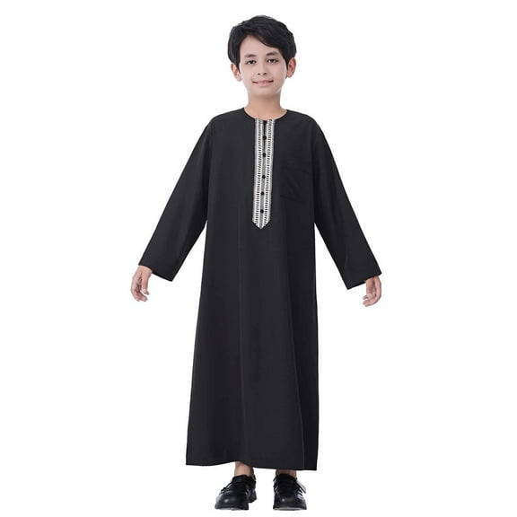 HXWCHs Boys school uniform shirt Boys Long Sleeve tops Comfortable Organic Cotton Washable Versatile Outfit for Kids Ages 4-14 Comfortable All Seasons Play Black 7-8 Years