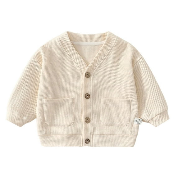 HXWCHs Boys tank tops Boys Knit Sweater top toddler Pullover Soft Comfortable Kids Casual Outerwear Children Winter Autumn Warm Beige 2-3 Years