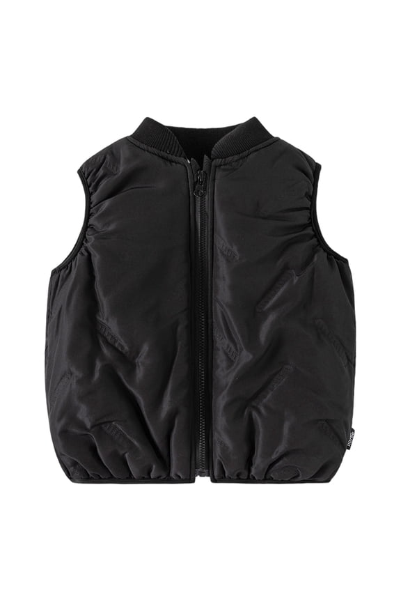 Boys terry cloth shirt Boys Winter Vest Thickened Sleeveless Jacket Warm Padded Outerwear for Kids Daily Casual Wear Outdoor Sports Activities Black 11-12 Years