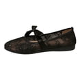 thumbnail image 1 of HXWCHs Breathable Lace Flat Shoes for Women Soft Sole On Comfortable Casual Loafers Lightweight Walking Footwear 8.5 Black, 1 of 8
