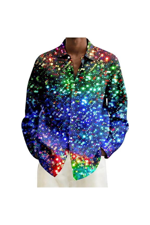 Classic Fit Men's Dress Shirt for Business Casual Wear Comfortable Long Sleeve formal Shirt with Fabric L Grey