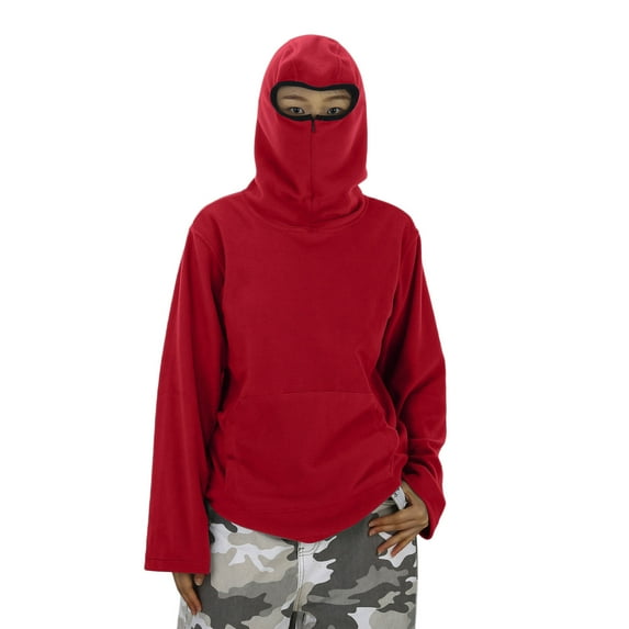 HXWCHs Cozy girls' hooded sweatshirts for shoppers Girls Solid Color Hoodie Fashionable Loose Fit Casual Pullover Outerwear for Teen Youth Kids Comfortable Wear Red 15-16 Years