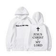 thumbnail image 1 of HXWCHs Cute girls' printed sweatshirts popular Girls Casual Loose Fit Cute Printed Long Sleeve Hooded Sweatshirt for Sporty Kids White 3-4 Years, 1 of 3