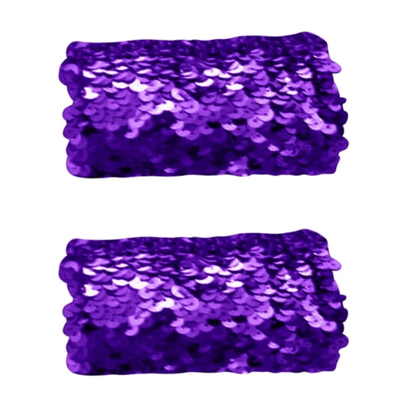 HXWCHs Detachable Sequin Wrist for Dance Performance and Carnival Celebration Accessories One Size Purple
