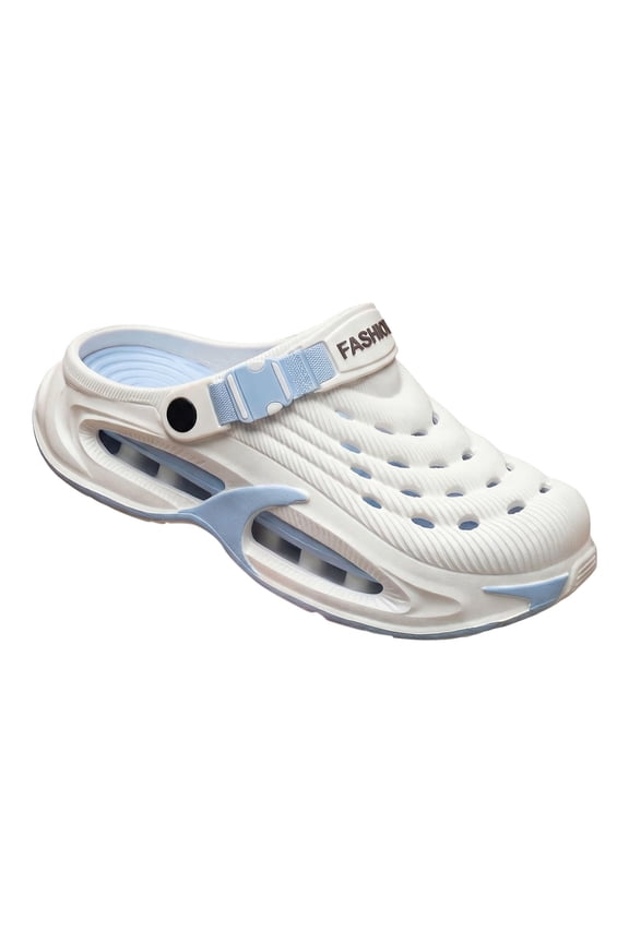Garden Clogs Unisex Waterproof EVA Slip-On Shoes with Arch Support Size: 9 Blue