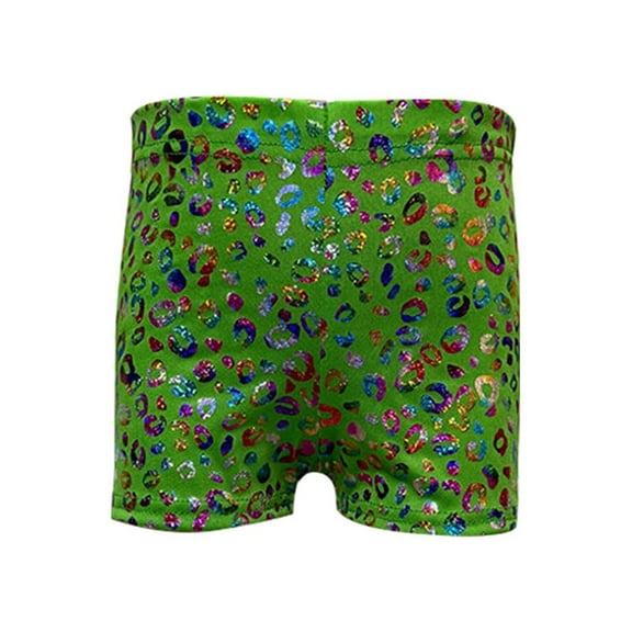 HXWCHs Girls Fashion Sequin Stretch Shorts for Daily Wear Performance Party and Casual Occasions Comfortable toddler Kids Teens Apparel 10-12 Years Green