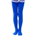 thumbnail image 1 of HXWCHs Girls Leggings Stretchy Ballet Dance Pants Full Length Toddler Kids Baby Pantyhose Soft Comfortable Stockings For Spring Summer Blue 6-8 Years, 1 of 4