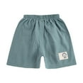 thumbnail image 1 of HXWCHs Girls Summer Shorts Elastic Waist Comfortable Breathable Toddler Play Shorts For 1-6 Years Kids Casual Beach Daily Wear Green 6-12 Months, 1 of 3