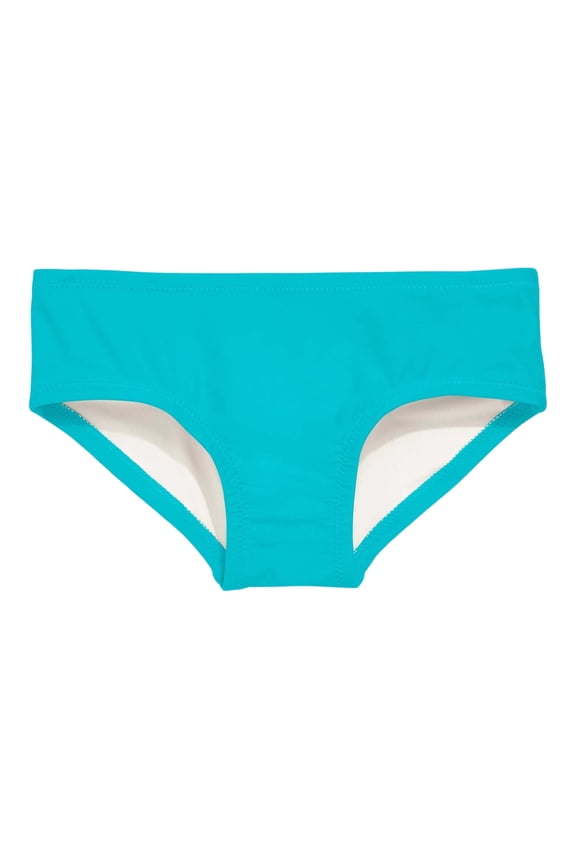 Girls Swim Bikini Bottoms with Fully Lined, UPF 50+ Sun Protection Swimsuit Soft Quick-Dry for Beach Pool Size: 5-6 Years Sky Blue1