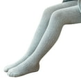 thumbnail image 1 of HXWCHs Girls Warm Knitted Leggings Stretchy Full Length Tights Pantyhose Soft Comfortable Toddler Kids Baby Pants For Spring Autumn Gray 4-6 Years, 1 of 6