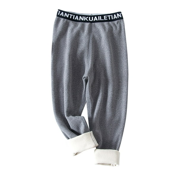 HXWCHs Girls' stretch denim jeans Winter Warm Jogger Pants Soft Comfortable Unisex Kids Active Casual Wear Gray 8-9 Years