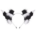thumbnail image 1 of HXWCHs Halloween Accessories Furry Bat Ears Headband Cute Hair Accessory 2026 Cosplay Size: One Size Black, 1 of 2