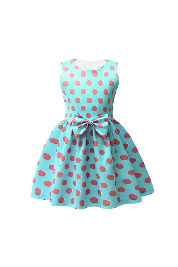 Halloween Dress Girls Dress for Halloween Birthday Party Fairy Tale 6-7 Years Sky Blue