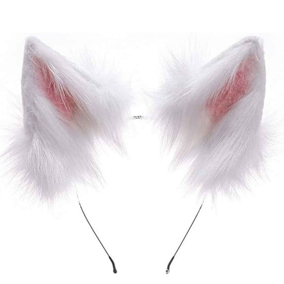 HXWCHs Handmade Wolf Ears Headband for Theme Dress Up Accessory One Size WH1