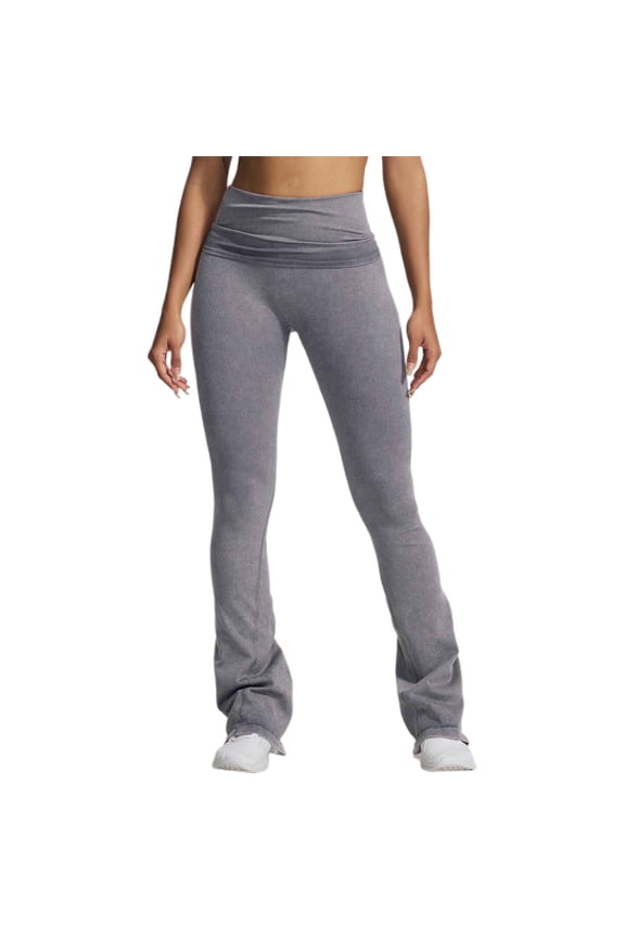 Junior's Drawstring Yoga Pants Petite Bootcut Active Lounge Pants Gray L