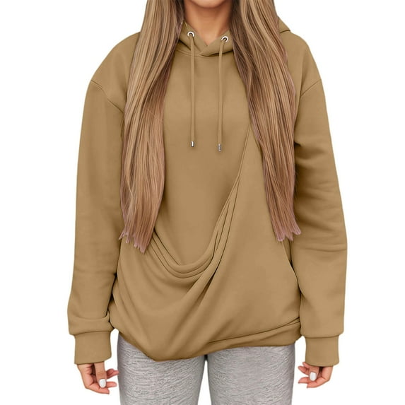 HXWCHs Personalized Cat Mom Winter Hoodie, Kangaroo Pocket Carrier Sweatshirt, Customizable Design Gold M