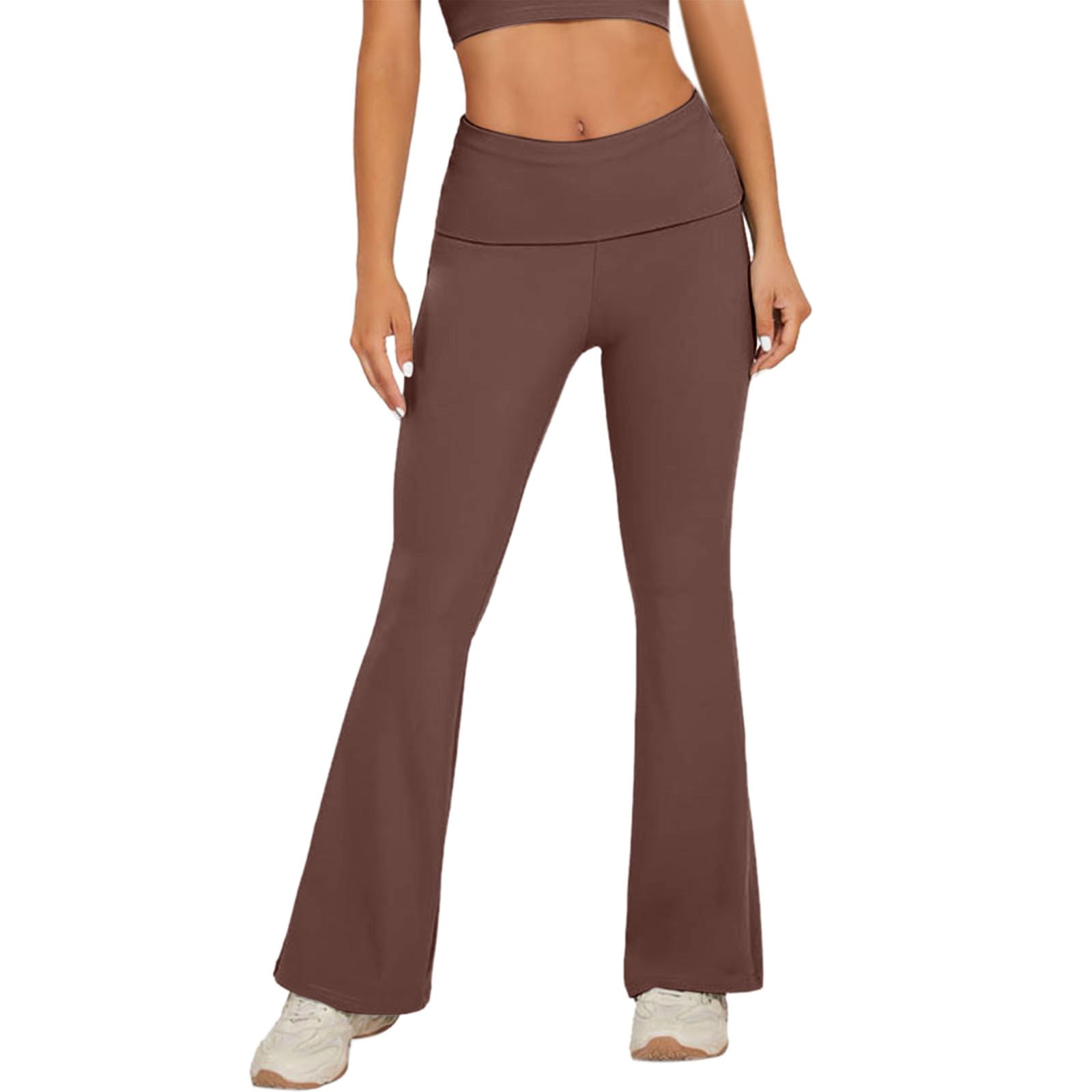 HXWCHs Petite Yoga Pants for Women High Waist Flare Trousers with ...