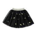 thumbnail image 1 of HXWCHs Princess Ballet Dance Skirt Girls Embroidery Tutu Skirt with Adorable Heart Cherry and Pineapple Designs for Ages 1 to 10 Years 12-24 Months Black, 1 of 3
