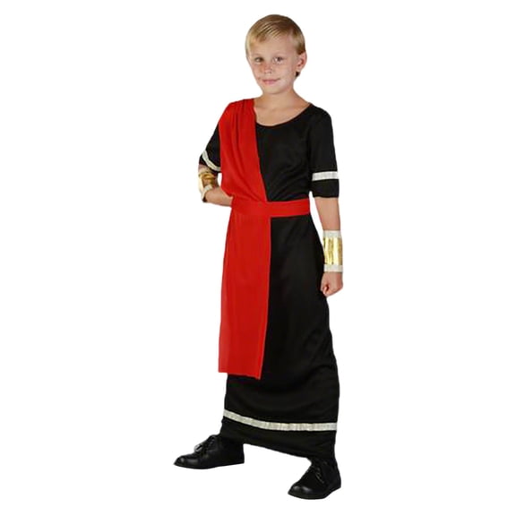 HXWCHs Roman for Boys Ancient Court Attire Play Outfit for Pretend Dress Up Kids Fashion Accessory Ensemble M Red