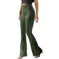 thumbnail image 1 of HXWCHs Stylish High Waisted Corduroy Flare Trousers for Women Casual Daily Wear Comfortable Long Pants XXL GN1, 1 of 4