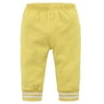 thumbnail image 1 of HXWCHs Toddler Boys Girls Kids Active Jogger Sweatpants Casual Athletic Solid Pull On Pants Fall Winter Comfortable Playwear Yellow 6-9 Months, 1 of 2